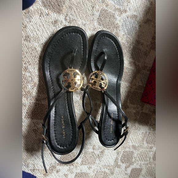 Tory Burch Capri Miller Low Heel Sandal -8.5 , Calf Leather - Picture 2 of 9